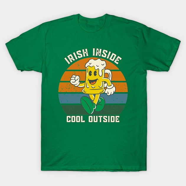 Irish Inside Cool Outside T-Shirt by NomiCrafts